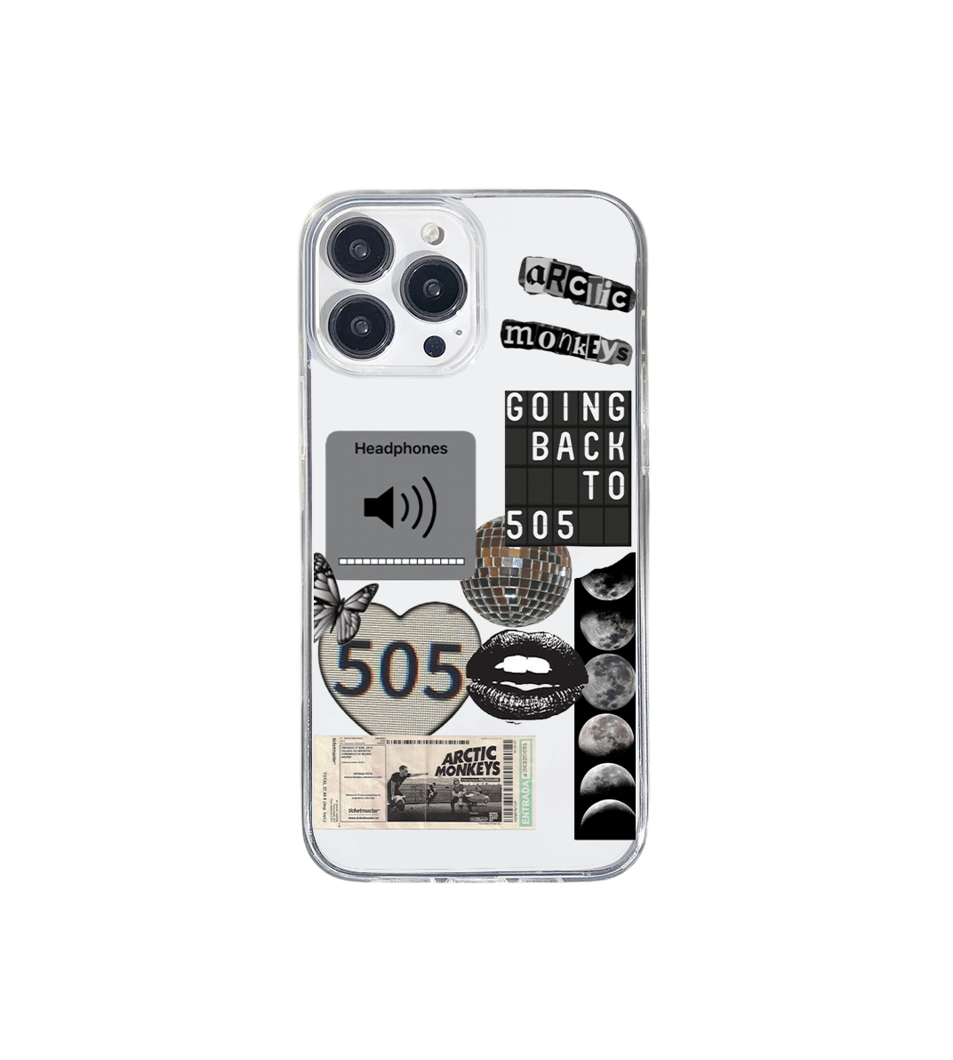 Arctic Monkeys 505 Aesthetic Silicone Clear Case