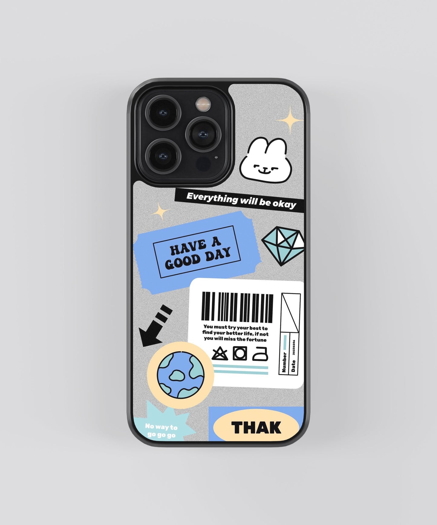 Affirmations Y2K glossy Phone Case Cover