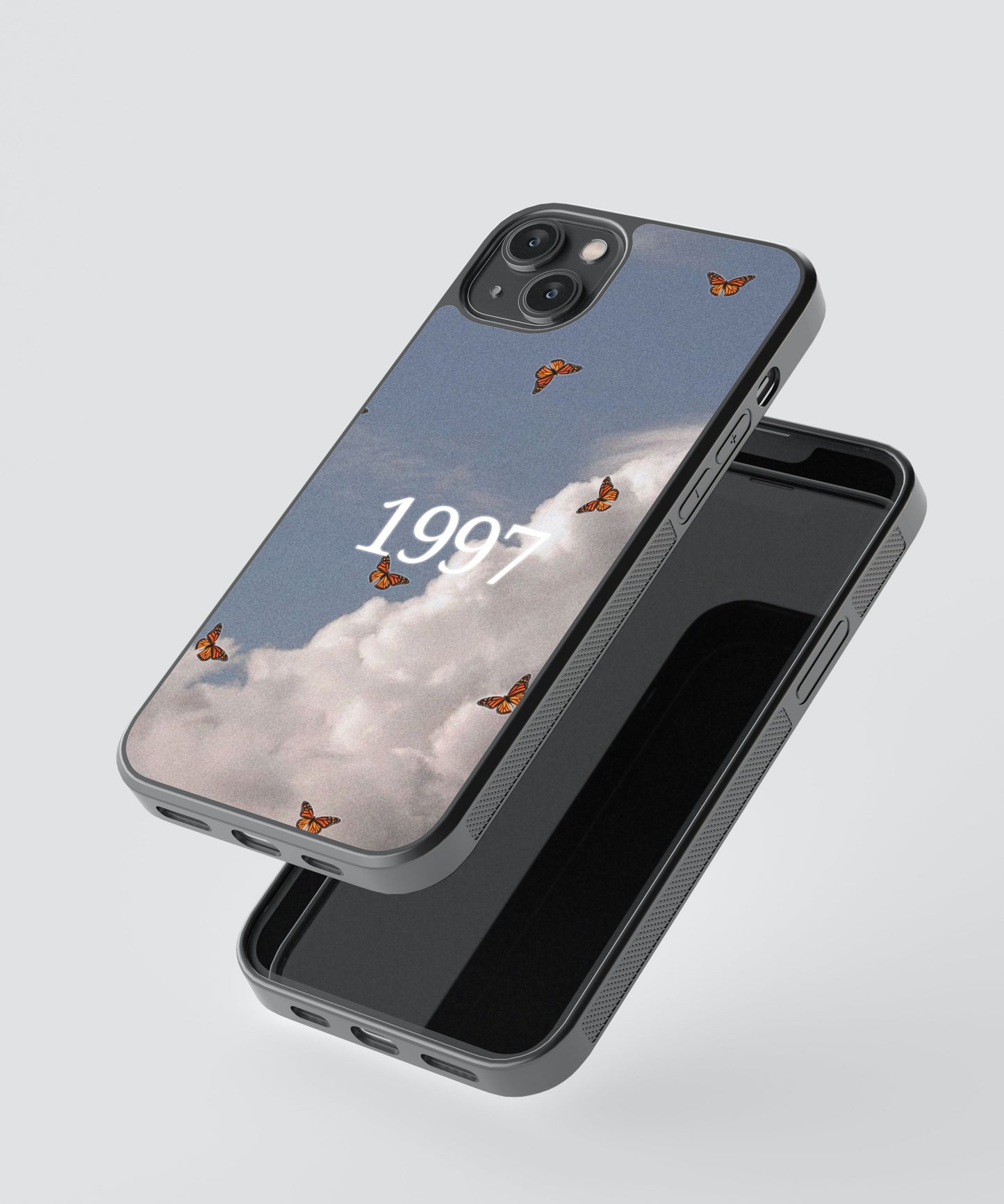 1997 Clouds Y2K glossy Phone Case Cover