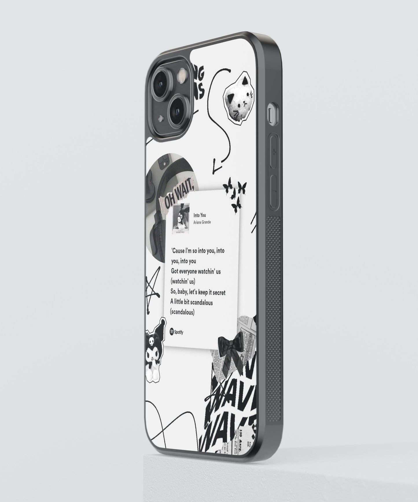 Ariana Grande Into You Spotify glossy Phone Case Cover