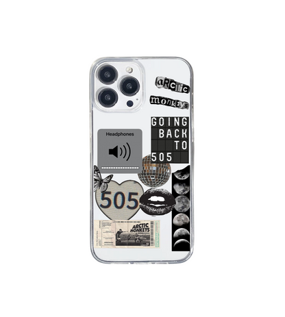 Arctic Monkeys 505 Aesthetic Silicone Clear Case