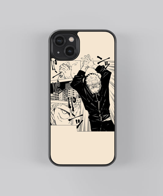 Yuji Itadori Anime glossy Phone Case