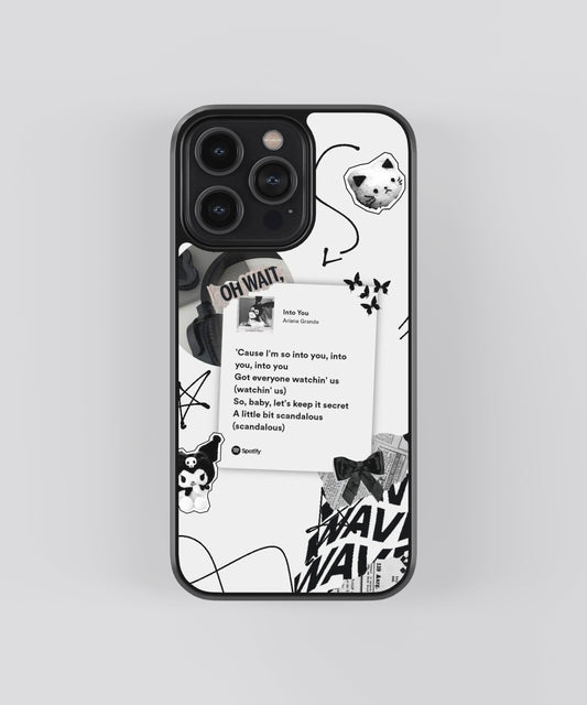 Ariana Grande Into You Spotify glossy Phone Case Cover