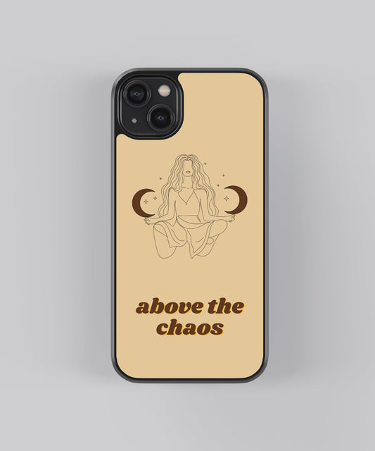 Above The Chaos Abstract glossy Phone Case Cover